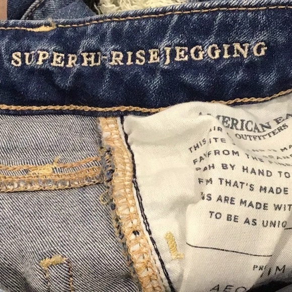 NWT American Eagle super hi rise jegging size 2 - Picture 10 of 10
